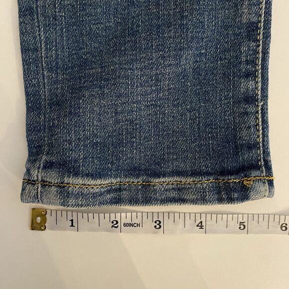 Superdry Mens Jeans 30x32 (fit31)Blue Skinny Denim Medium Wash Thrashed - Picture 16 of 16